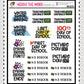 School Sampler Sticker Sheet