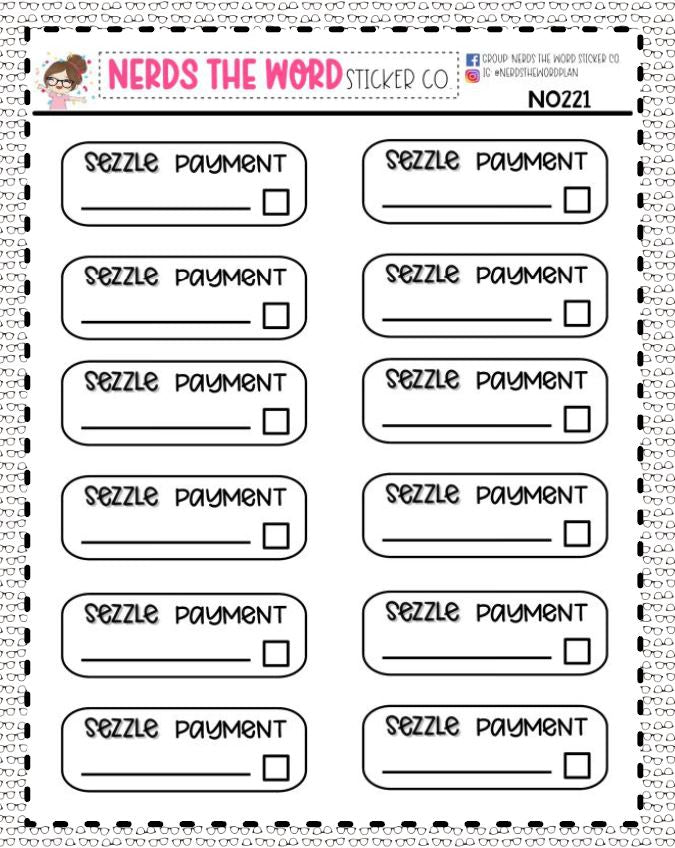 N0221 - Sezzle Payment