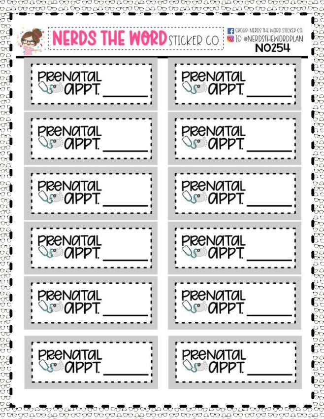 N0254 - Prenatal Appointment