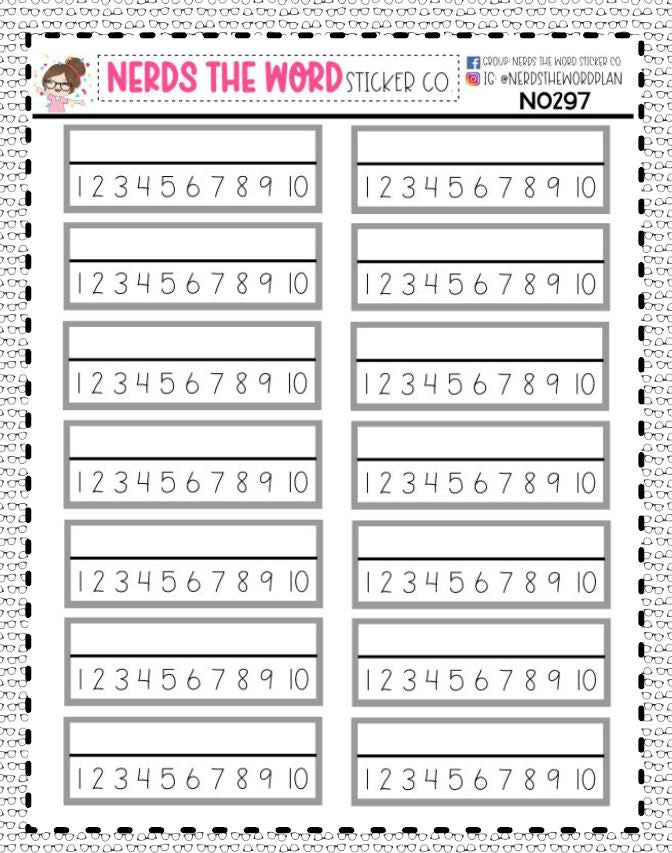 N0297 - 1-10 Tracking Box (Pain, Migraine, Ect)