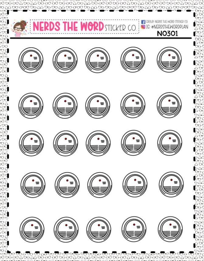 N0301 - Smoke Detector Icon