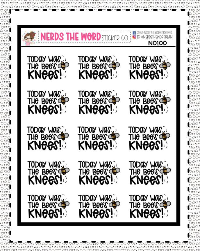 N0100 - Today was the Bee's Knees
