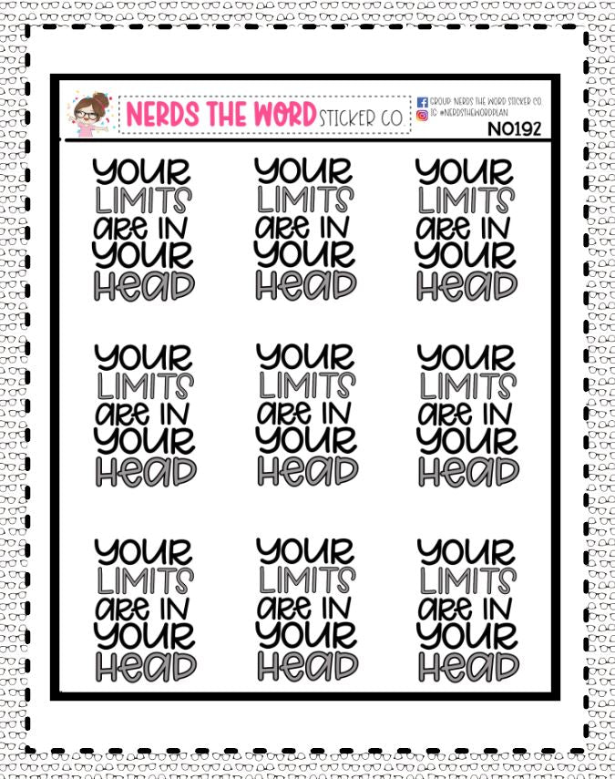 N0192 - Your Limits are in your head