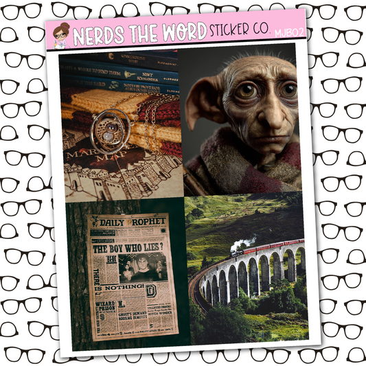 Wizard Mini Just Boxes Sticker Sheet