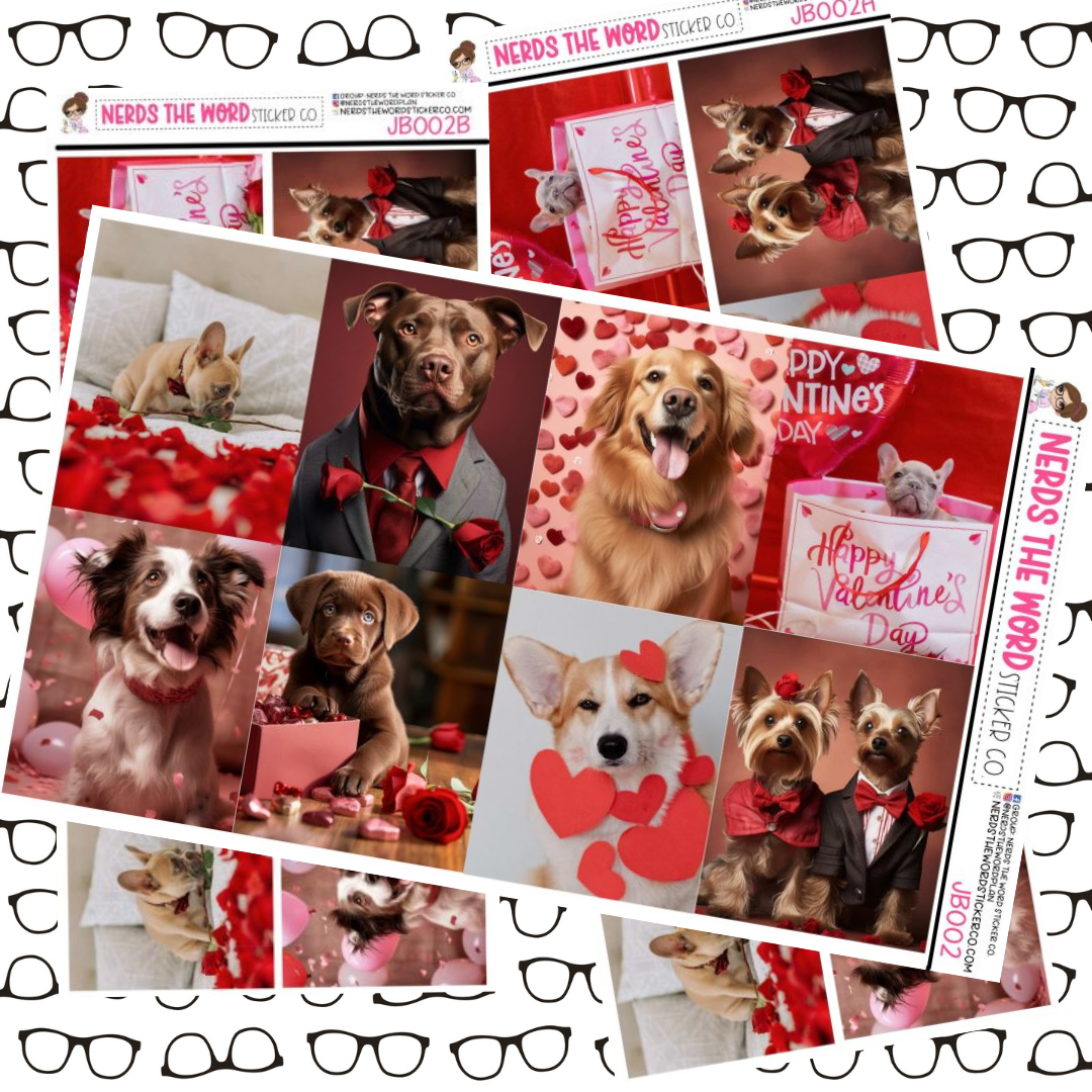Puppy Love Photo Planner Stickers Just Boxes
