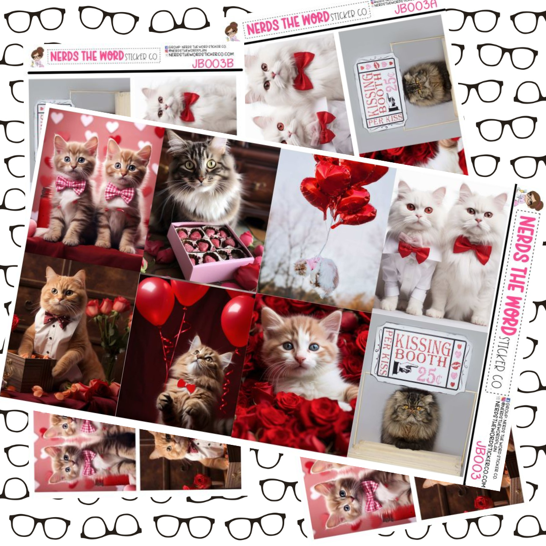Kitty Love Photo Planner Stickers Just Boxes