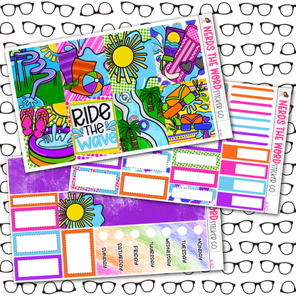 Water Park Weekly Planner Kit