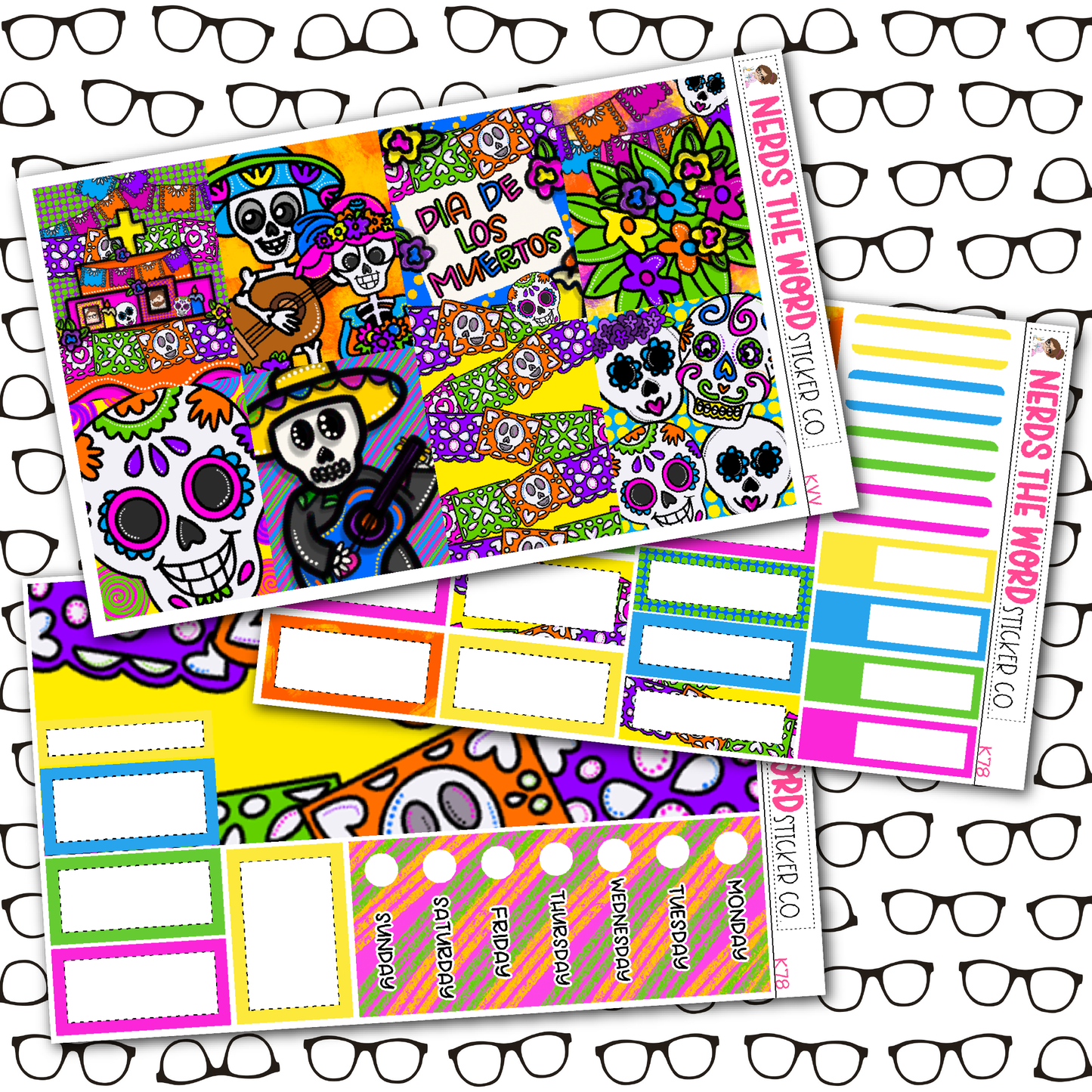 Day of the Dead Weekly Planner Kit