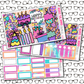 Girly Birthday Monthly, Weekly and or Journaling Sticker Kit