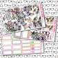 Watercolor Floweres Monthly, Weekly and or Journaling Sticker Kit