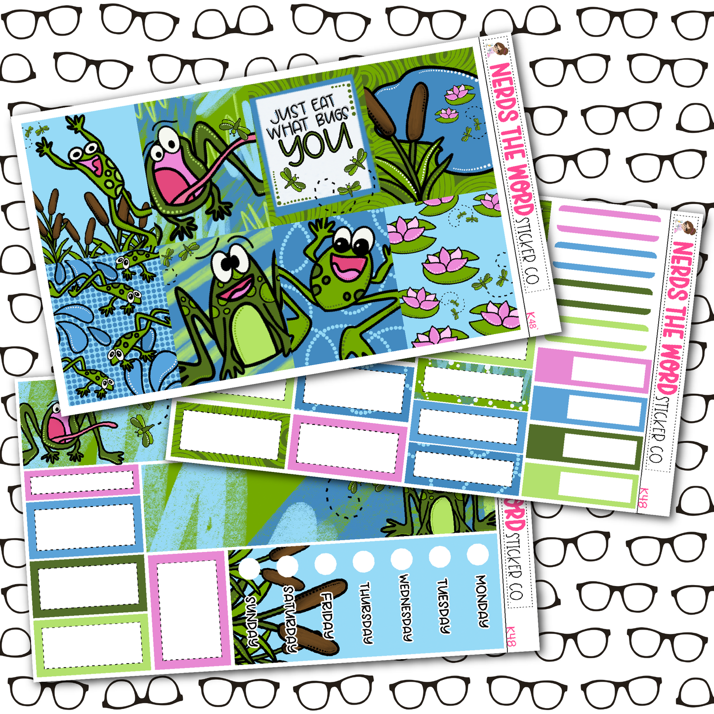 Eat What Bugs You Weekly Planner Kit