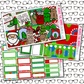 Classic Christmas Monthly, Weekly and or Journaling Sticker Kit