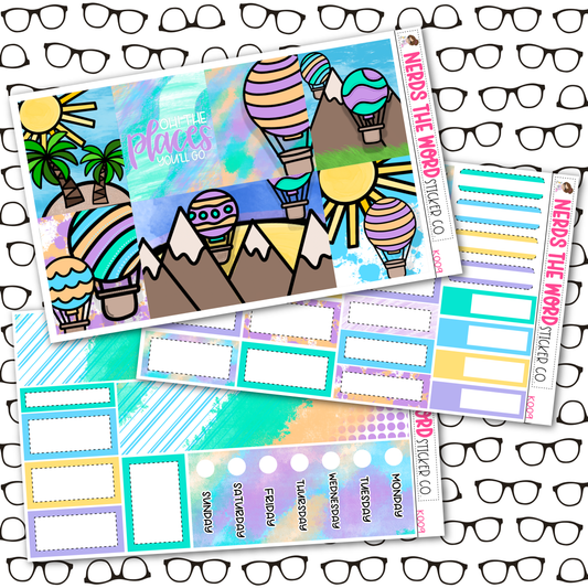 Oh The Places Weekly Planner Kit