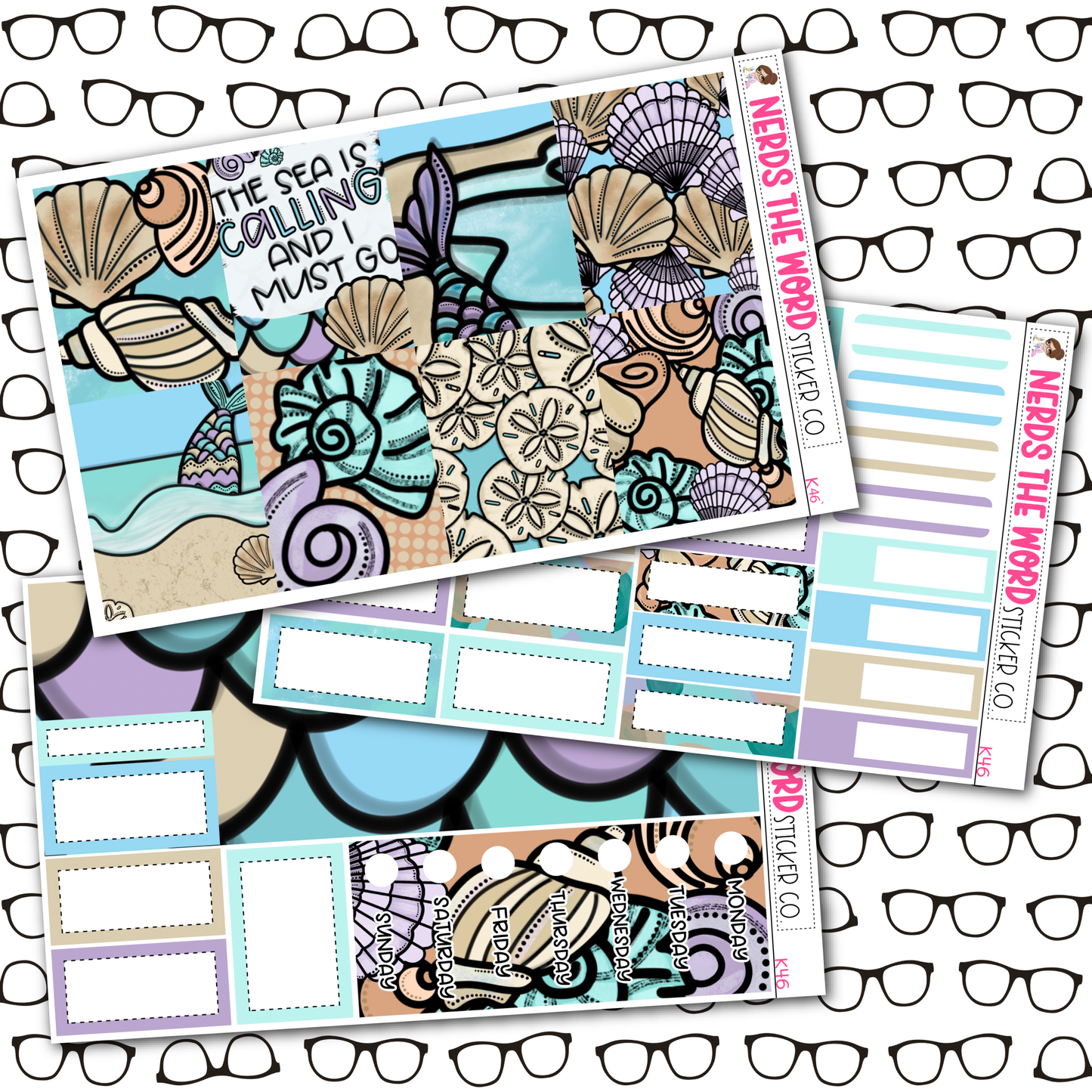 The Seas is Calling Weekly Planner Kit