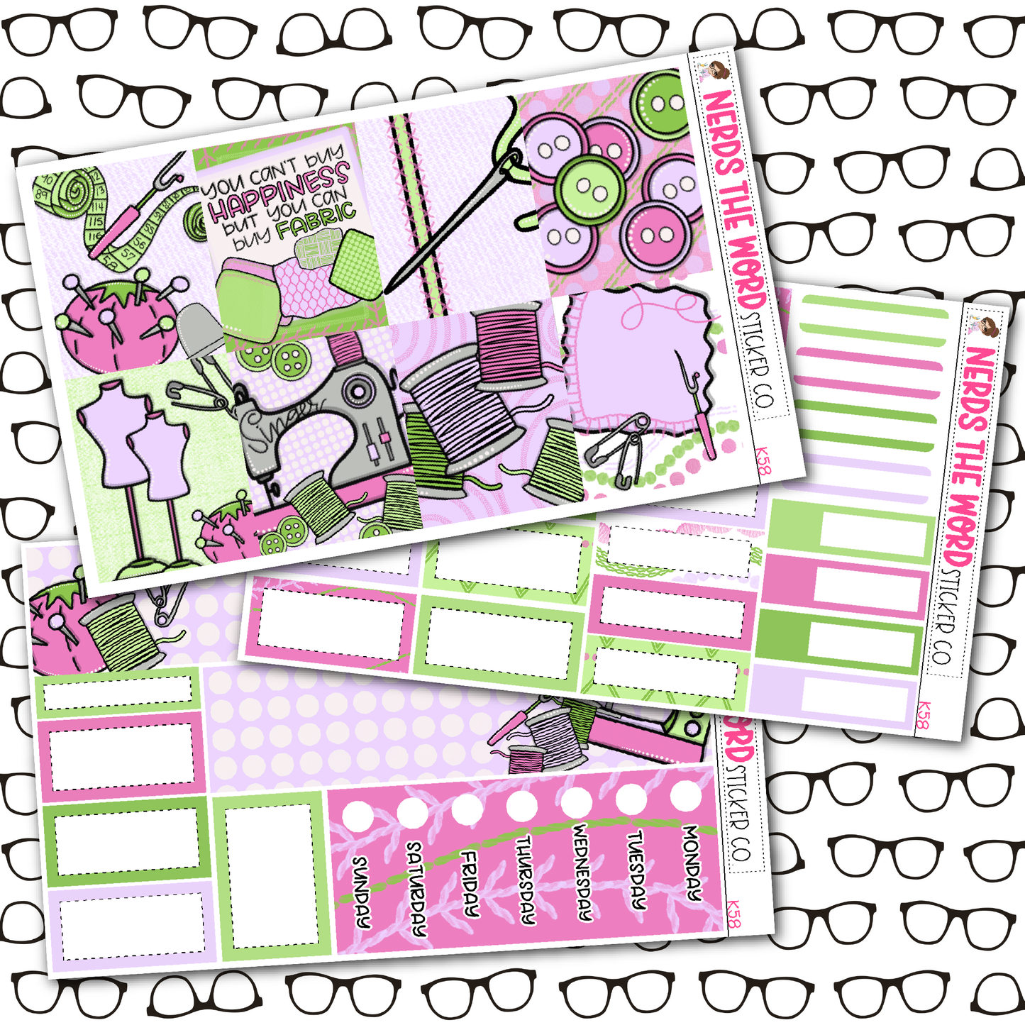 Sewing Weekly Planner Kit