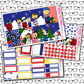 Dog Christmas Monthly, Weekly and or Journaling Sticker Kit