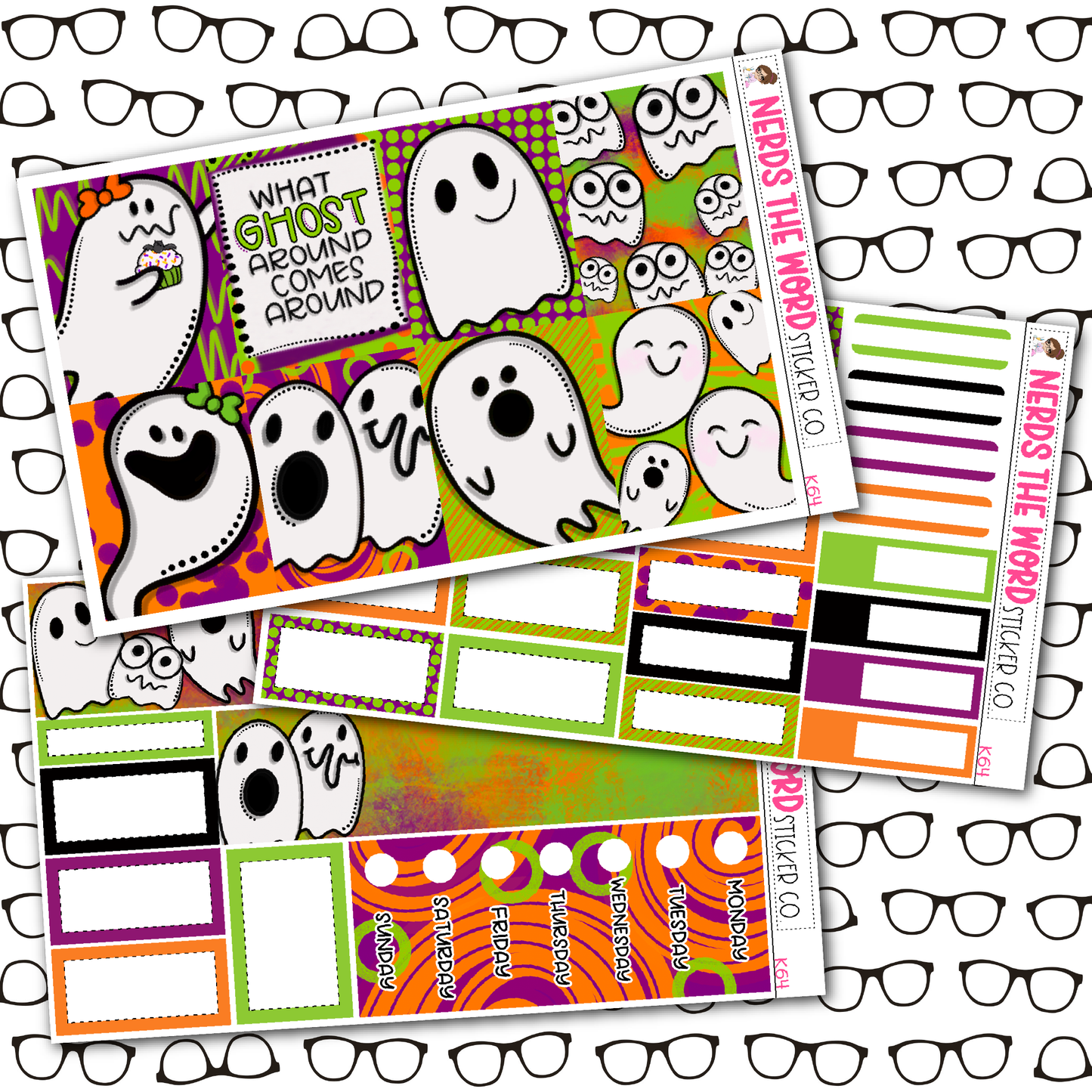 Ghost Karma Weekly Planner Kit