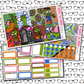 Brains Monthly, Weekly and or Journaling Sticker Kit