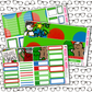 Classic Christmas Monthly, Weekly and or Journaling Sticker Kit