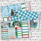 Christmas Village Monthly, Weekly and or Journaling Sticker Kit