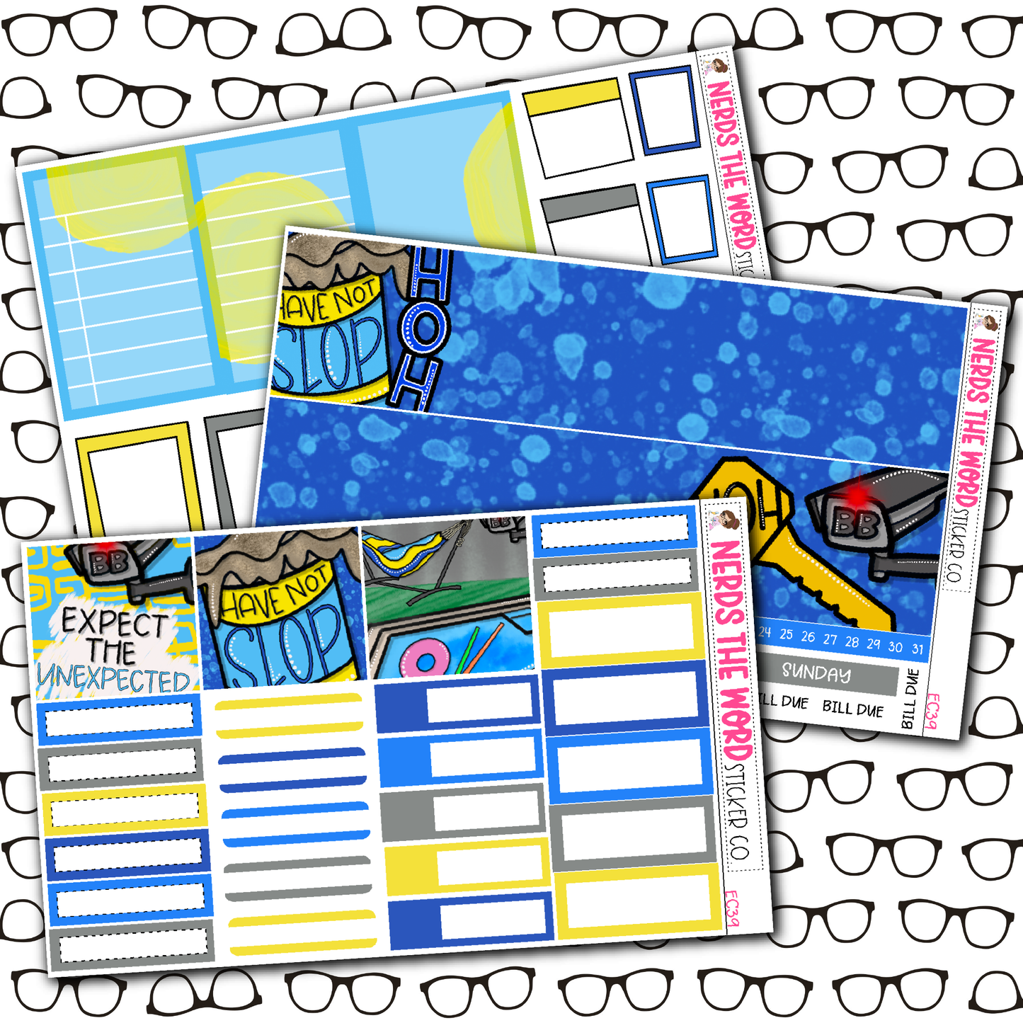 BB House Monthly, Weekly and or Journaling Sticker Kit
