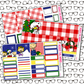 Dog Christmas Monthly, Weekly and or Journaling Sticker Kit