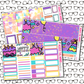Girly Birthday Monthly, Weekly and or Journaling Sticker Kit