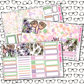 Watercolor Floweres Monthly, Weekly and or Journaling Sticker Kit
