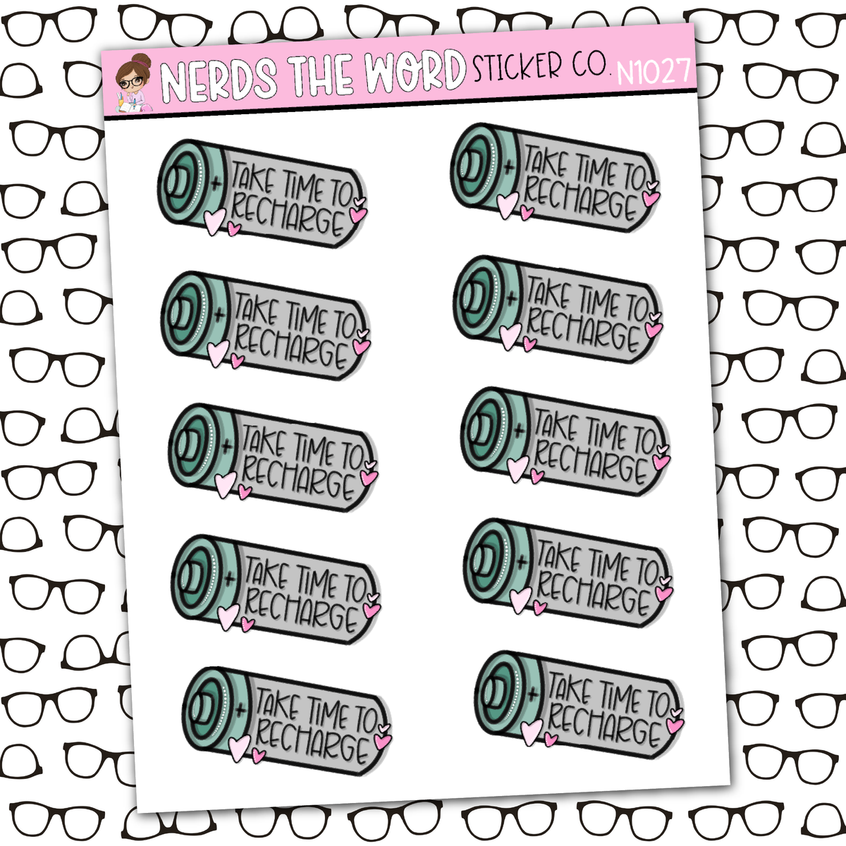 Recharge Sticker Sheet
