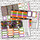 Spooky Season Monthly, Weekly and or Journaling Sticker Kit