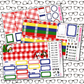 Dog Christmas Monthly, Weekly and or Journaling Sticker Kit