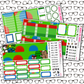 Classic Christmas Monthly, Weekly and or Journaling Sticker Kit
