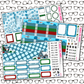 Christmas Village Monthly, Weekly and or Journaling Sticker Kit