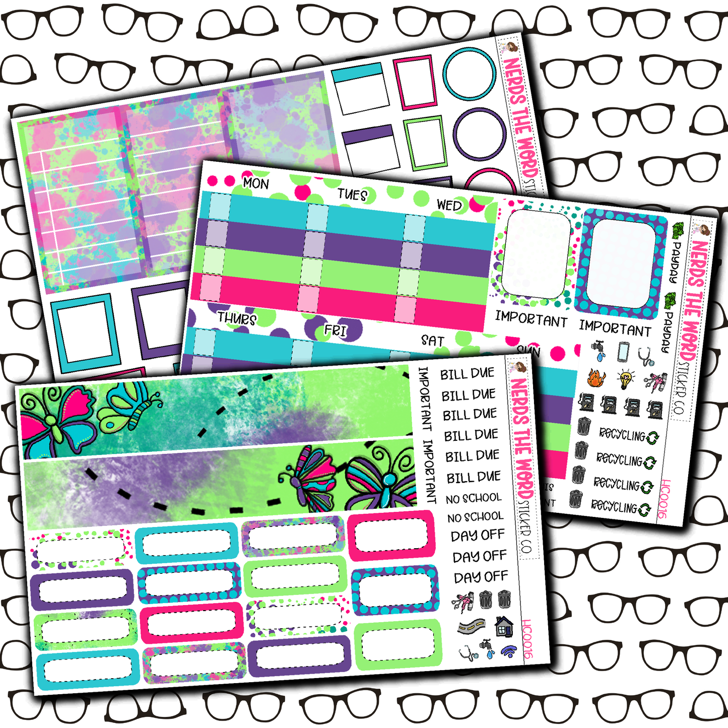 Give Yourself Time Monthly, Weekly and or Journaling Sticker Kit