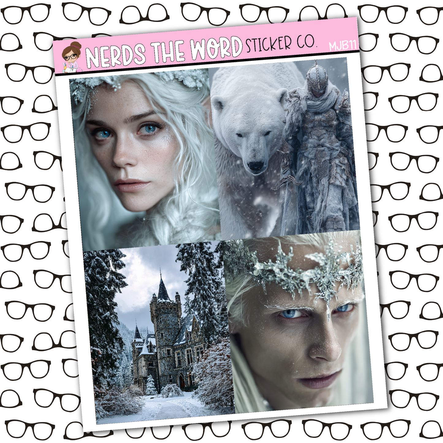 Winter Court Mini Just Boxes Sticker Sheet