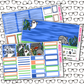 Be A Shark Monthly, Weekly and or Journaling Sticker Kit