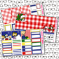 Dog Christmas Monthly, Weekly and or Journaling Sticker Kit
