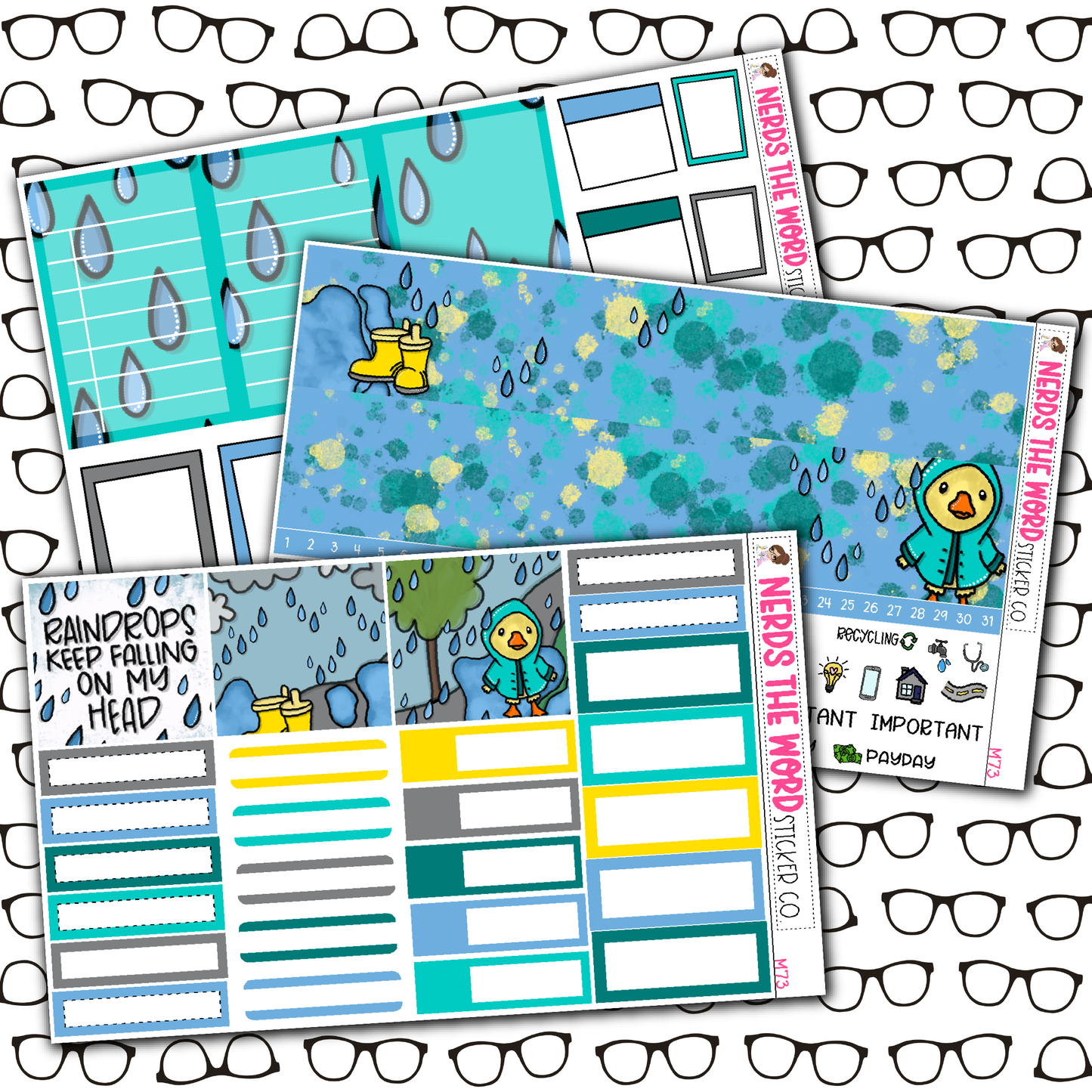 Ducky Doo Monthly, Weekly and or Journaling Sticker Kit