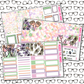 Watercolor Floweres Monthly, Weekly and or Journaling Sticker Kit