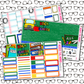 Back To School Monthly, Weekly and or Journaling Sticker Kit