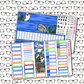 Be A Shark Monthly, Weekly and or Journaling Sticker Kit