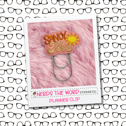 Sandy Toes Planner Paper Clip