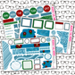 Christmas Village Monthly, Weekly and or Journaling Sticker Kit