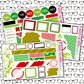 HoHo Gnome Monthly, Weekly and or Journaling Sticker Kit