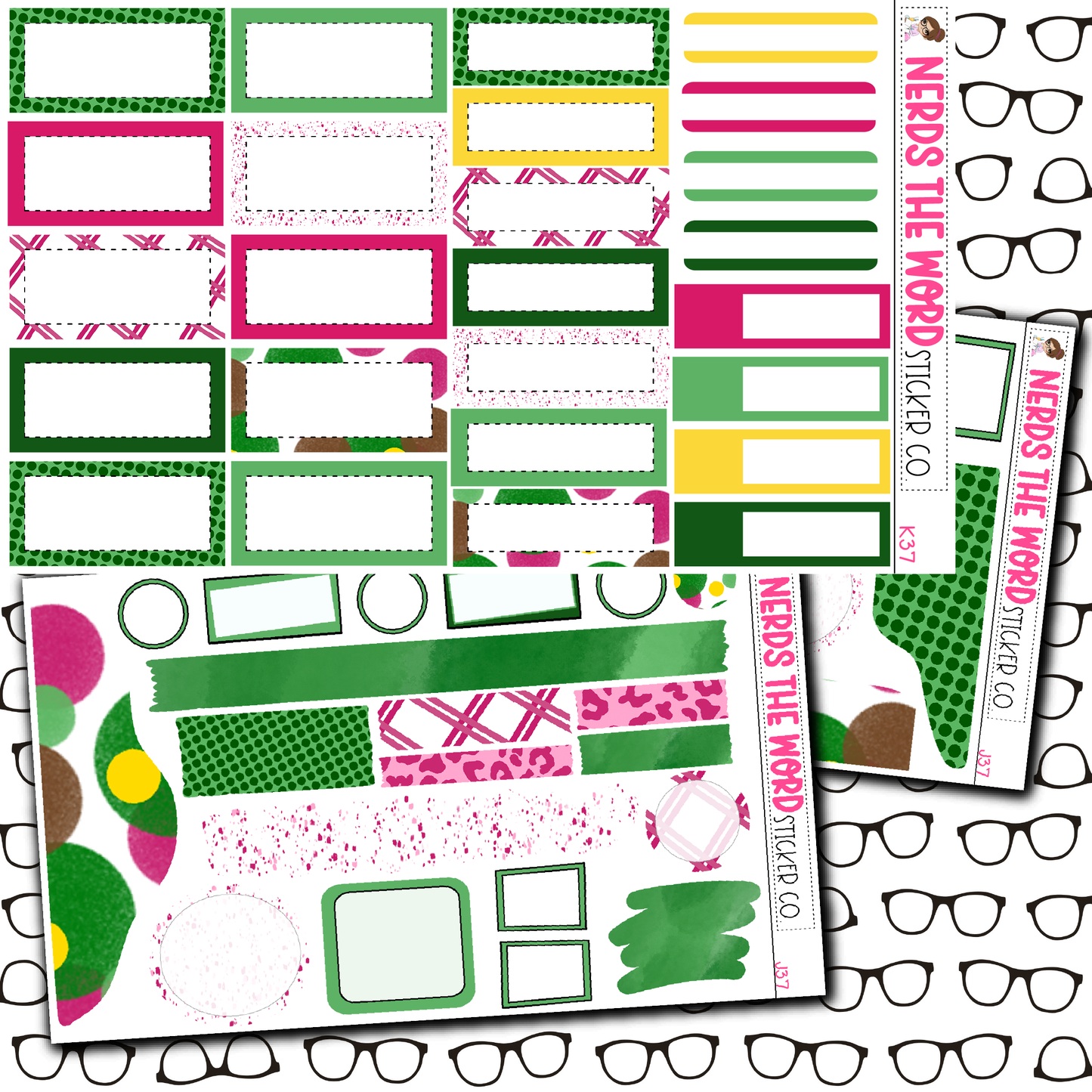 Don't Feed The Bears Monthly, Weekly and or Journaling Sticker Kit