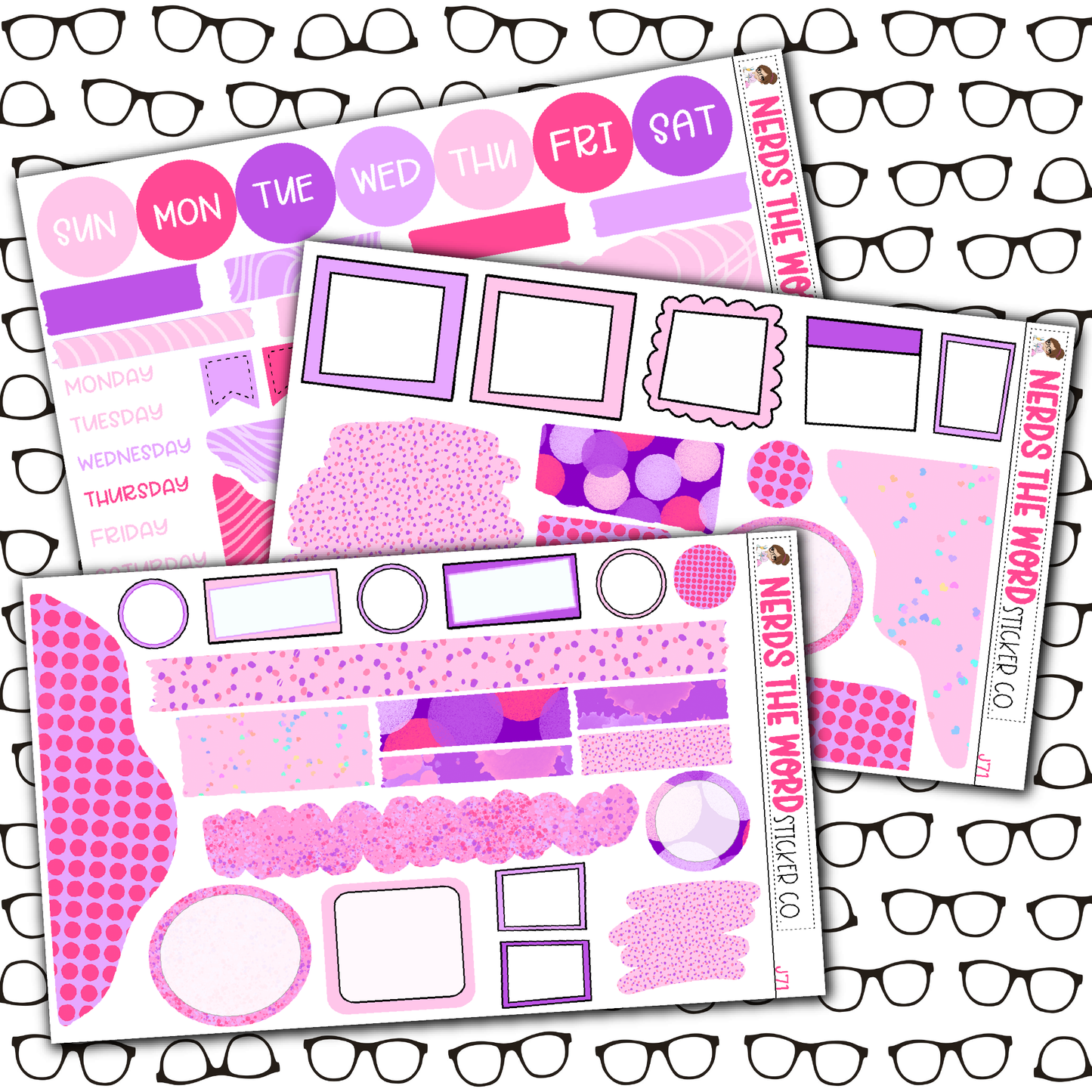 Life is Sweet Monthly, Weekly and or Journaling Sticker Kit