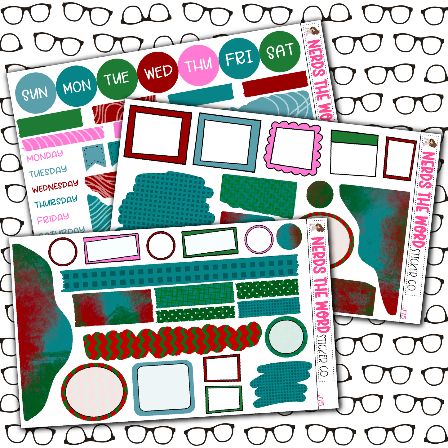 Oh Fudge Monthly, Weekly and or Journaling Sticker Kit