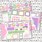 Watercolor Floweres Monthly, Weekly and or Journaling Sticker Kit