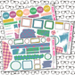 Spring Cleaning Monthly, Weekly and or Journaling Sticker Kit