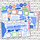 Be A Shark Monthly, Weekly and or Journaling Sticker Kit